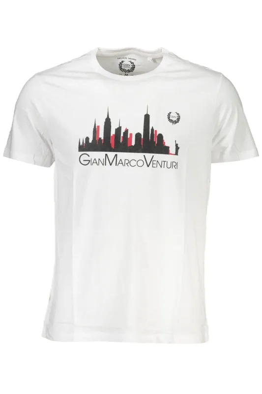 GIAN MARCO VENTURI MEN S SHORT SLEEVE T-SHIRT WHITE sold by Siebentaschen