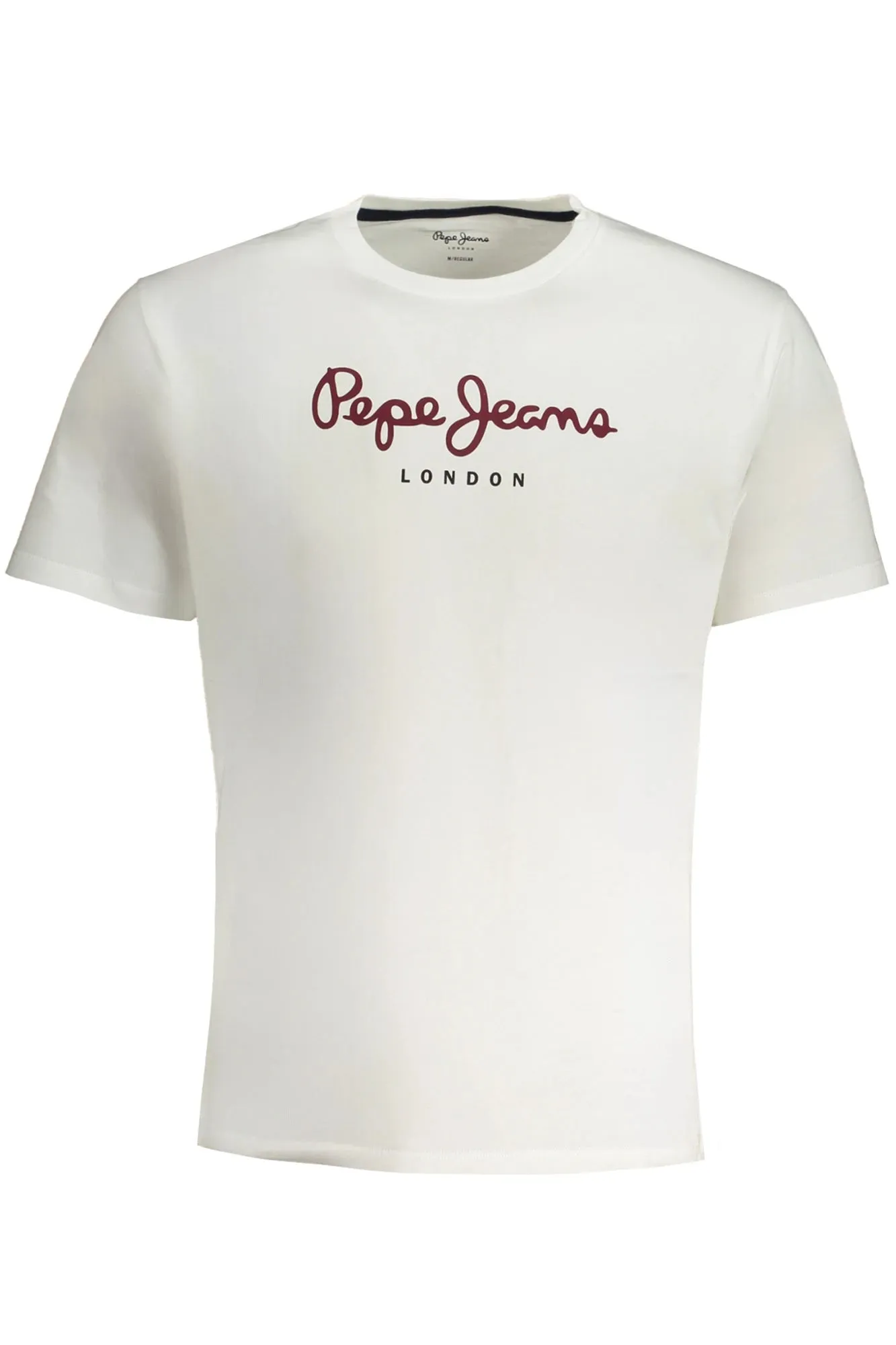 PEPE JEANS MEN S SHORT SLEEVED T-SHIRT WHITE sold by Siebentaschen