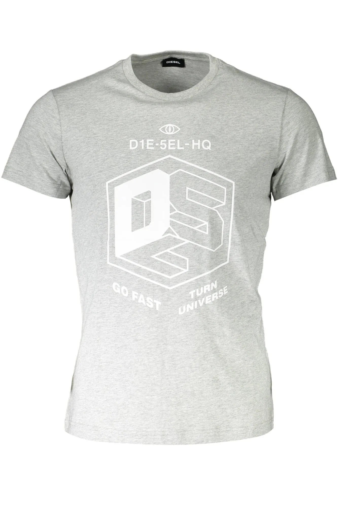 DIESEL SHORT SLEEVE T-SHIRT MEN GREY sold by Siebentaschen