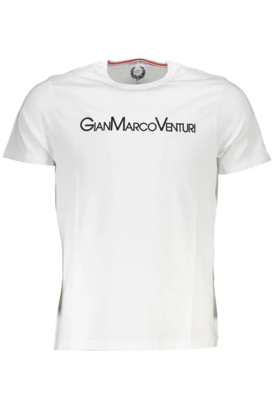 GIAN MARCO VENTURI MEN S SHORT SLEEVE T-SHIRT WHITE sold by Siebentaschen