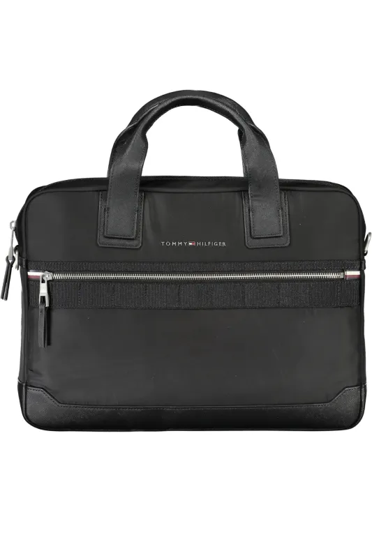 TOMMY HILFIGER BLACK MAN BRIEFCASE made by Tommy Hilfiger