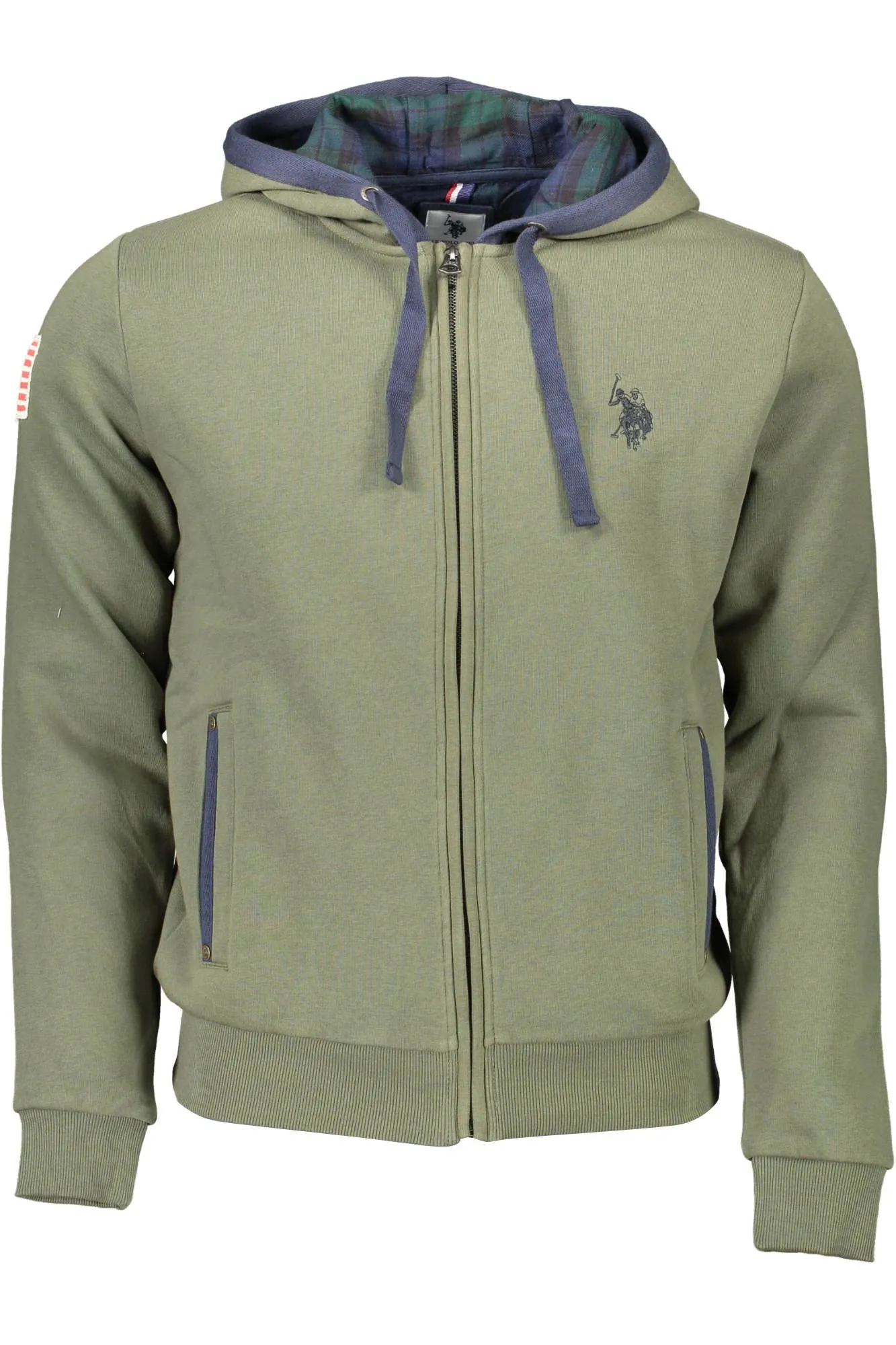 US POLO GREEN MAN SWEATSHIRT WITH ZIP sold by Siebentaschen