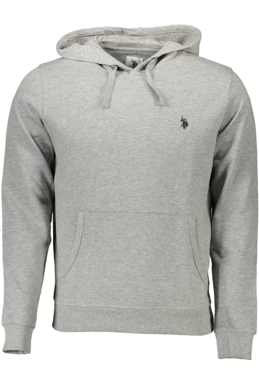 US POLO SWEATSHIRT WITHOUT ZIP MAN GRAY sold by Siebentaschen