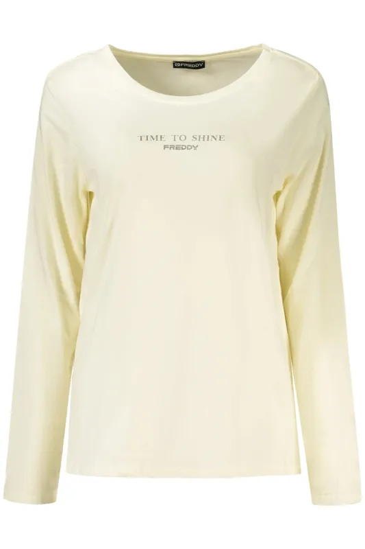 FREDDY WOMEN S LONG-SLEEVED T-SHIRT WHITE sold by Siebentaschen