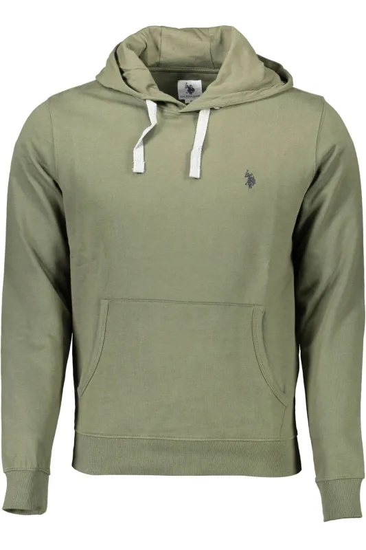 US POLO SWEATSHIRT WITHOUT ZIP MAN GREEN sold by Siebentaschen