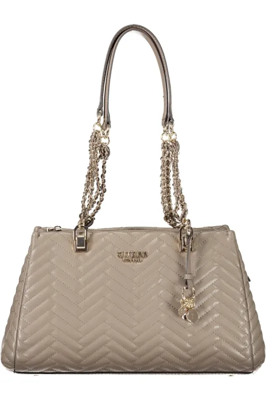 GUESS JEANS WOMEN S BAG BROWN made by Guess