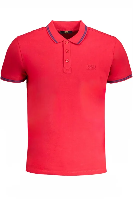 CAVALLI CLASS MEN S SHORT SLEEVED POLO SHIRT RED sold by Siebentaschen