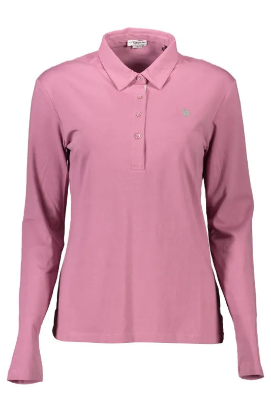 US POLO LONG SLEEVE POLO WOMAN PINK sold by Siebentaschen