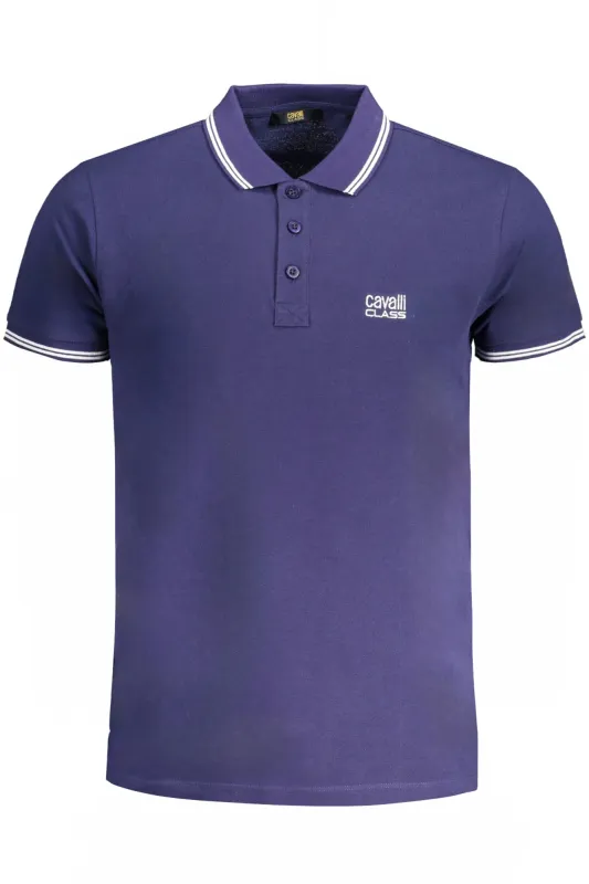 CAVALLI CLASS MEN S SHORT SLEEVED POLO SHIRT BLUE sold by Siebentaschen
