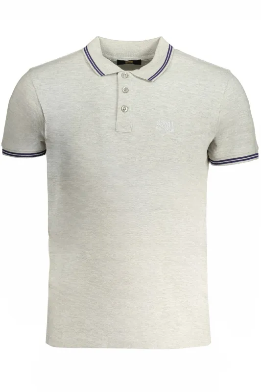 CAVALLI CLASS MEN S GRAY SHORT SLEEVED POLO SHIRT sold by Siebentaschen