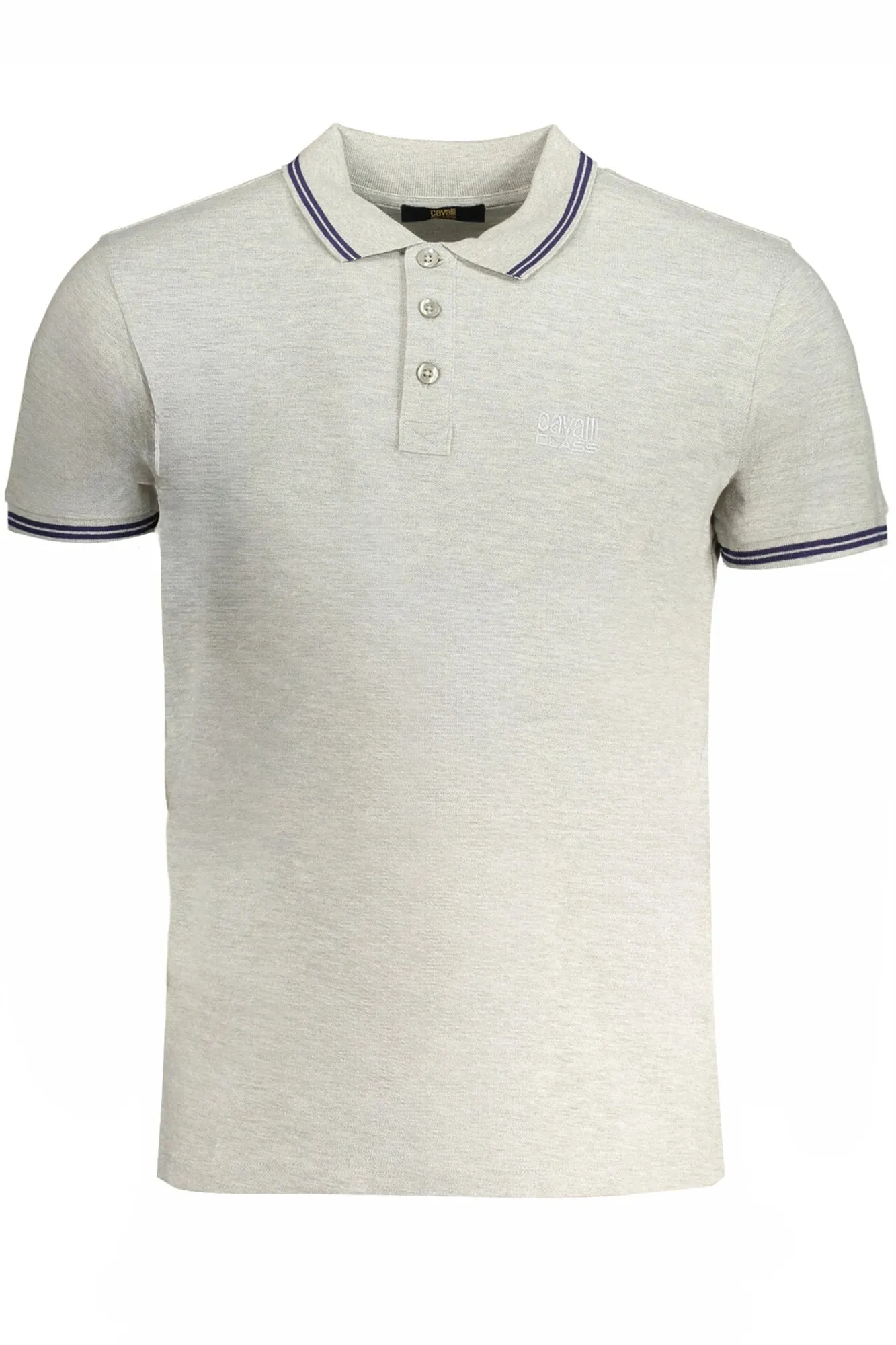 CAVALLI CLASS MEN S GRAY SHORT SLEEVED POLO SHIRT sold by Siebentaschen