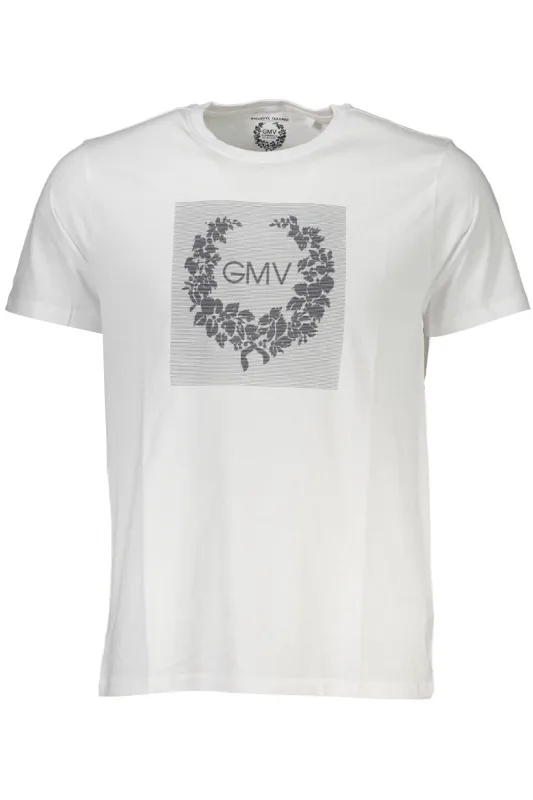 GIAN MARCO VENTURI MEN S SHORT SLEEVE T-SHIRT WHITE made by Siebentaschen