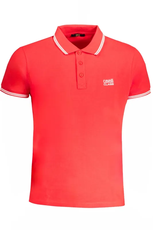 CAVALLI CLASS MEN S SHORT SLEEVED POLO SHIRT RED sold by Siebentaschen