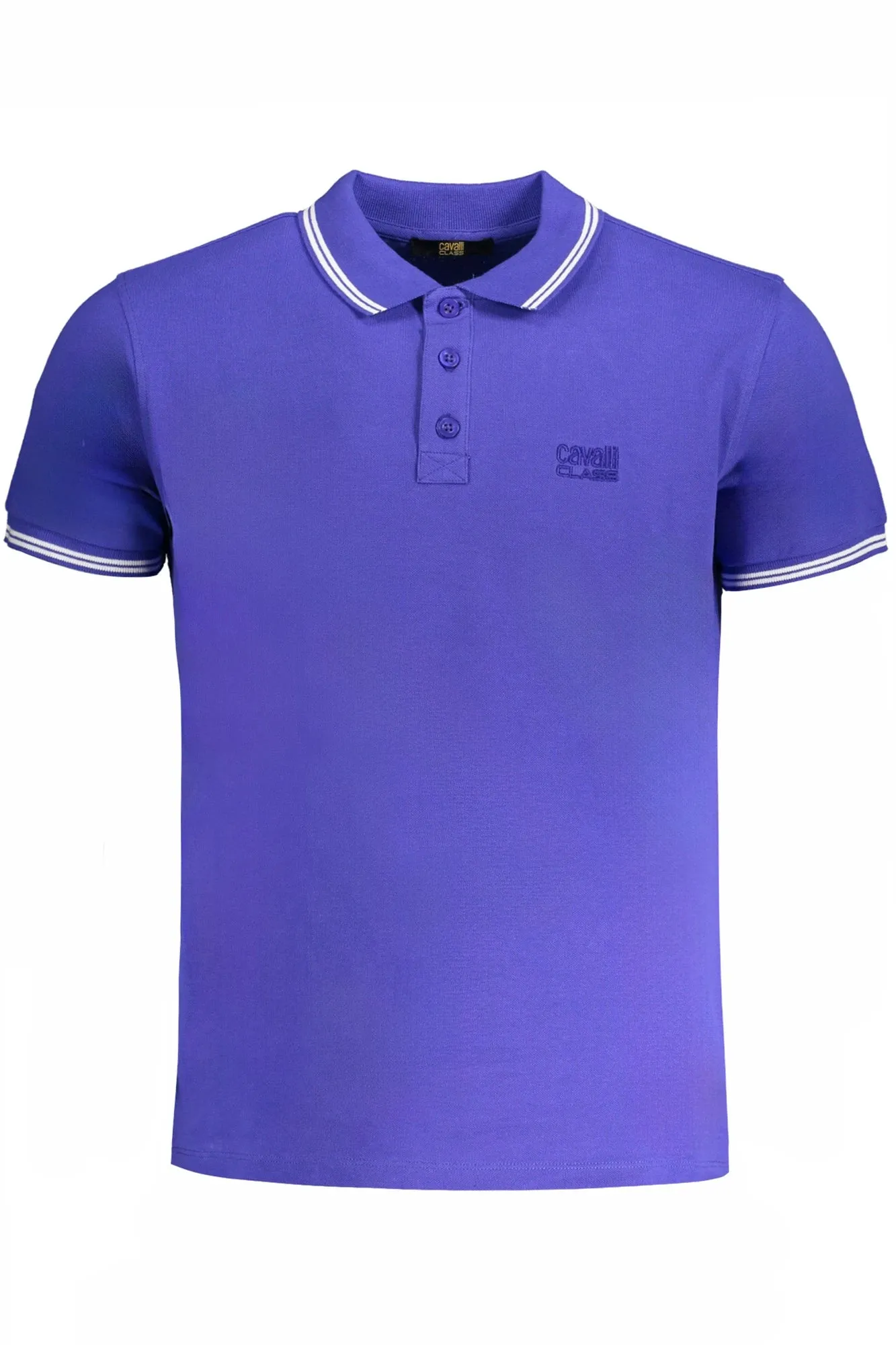 CAVALLI CLASS MEN S SHORT SLEEVED POLO SHIRT BLUE sold by Siebentaschen