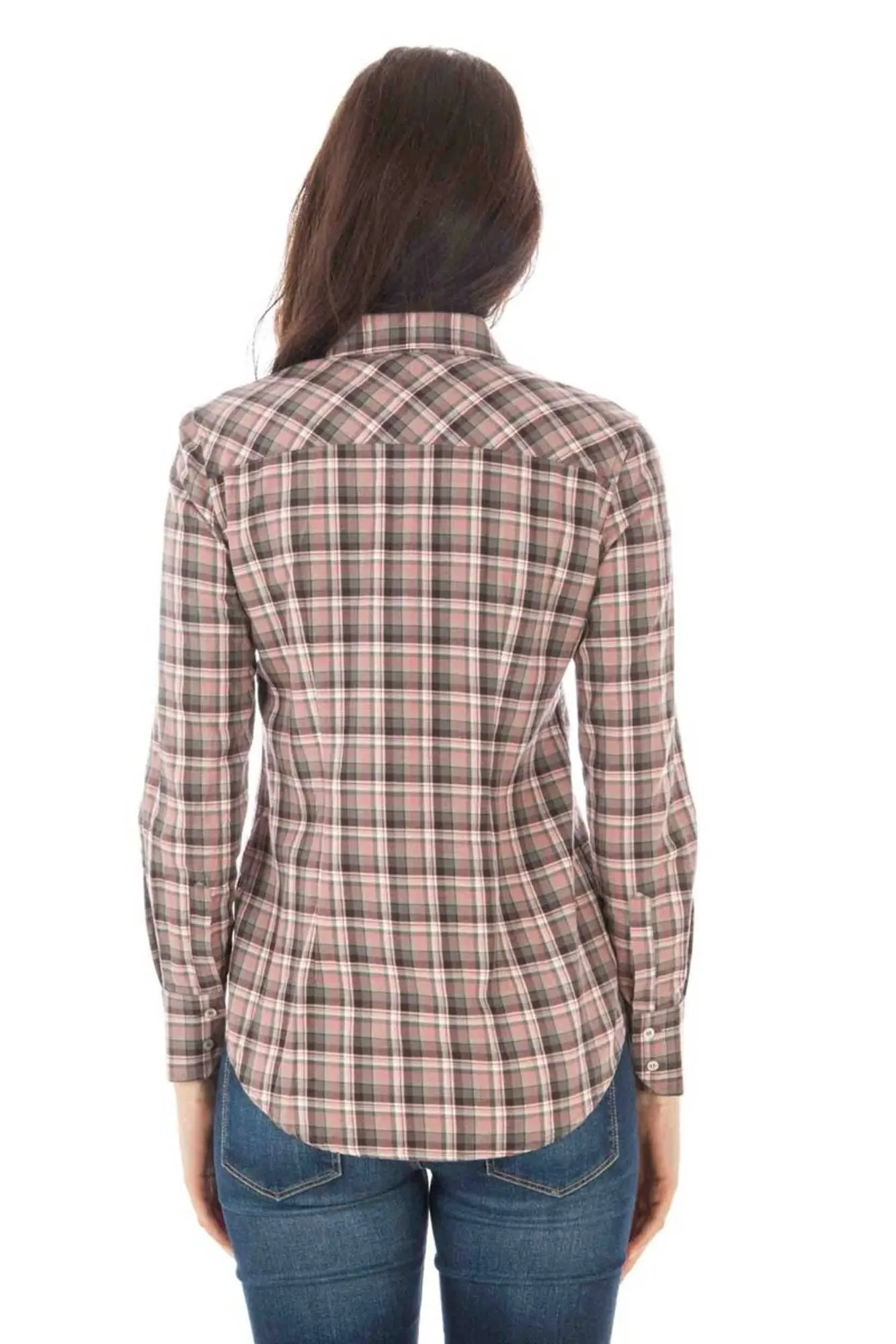 FRED PERRY WOMEN S LONG SLEEVE SHIRT PINK sold by Siebentaschen product image thumbnail 2