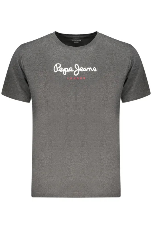 PEPE JEANS MEN S SHORT-SLEEVED T-SHIRT, GREY sold by Siebentaschen