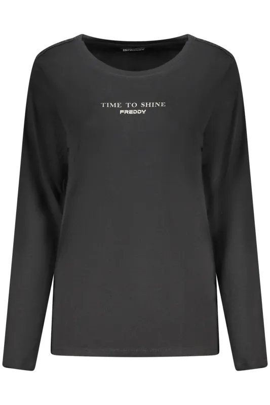 FREDDY WOMEN S LONG-SLEEVED T-SHIRT BLACK sold by Siebentaschen