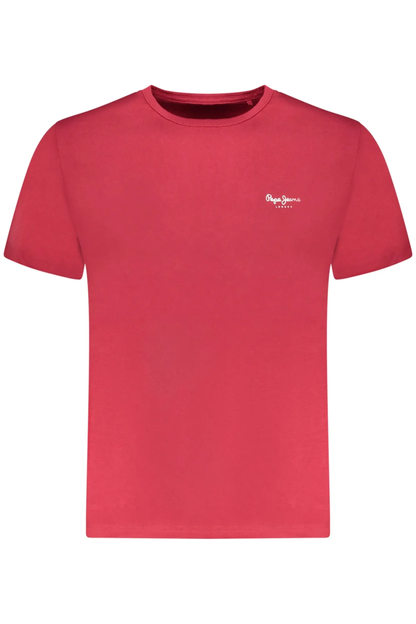 PEPE JEANS MEN S SHORT-SLEEVED T-SHIRT, RED sold by Siebentaschen