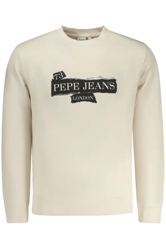 PEPE JEANS MEN S BEIGE ZIP-UP SWEATSHIRT sold by Siebentaschen