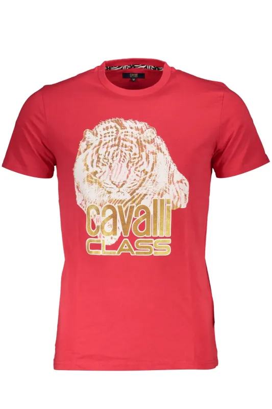 CAVALLI CLASS SHORT SLEEVE T-SHIRT MEN RED sold by Siebentaschen