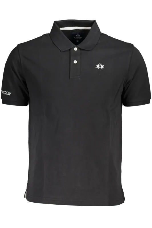 LA MARTINA MEN S SHORT SLEEVE POLO BLACK sold by Siebentaschen
