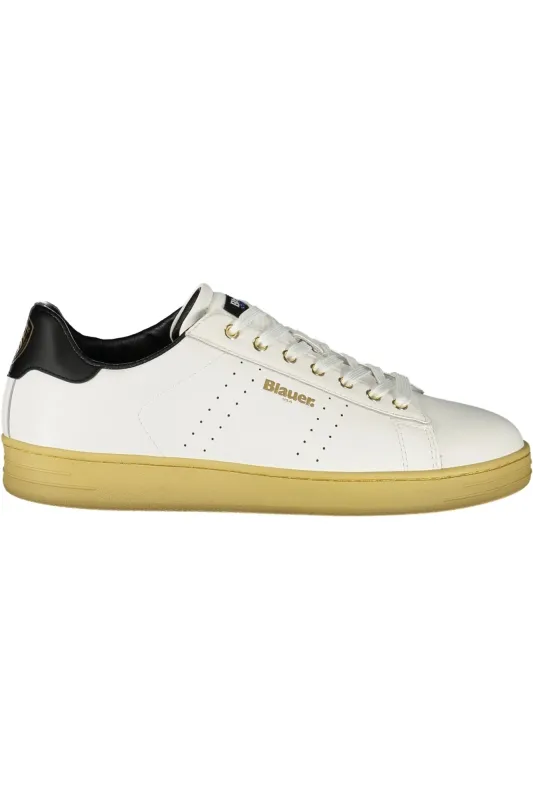 BLAUER SPORTS SHOES MEN WHITE sold by Siebentaschen