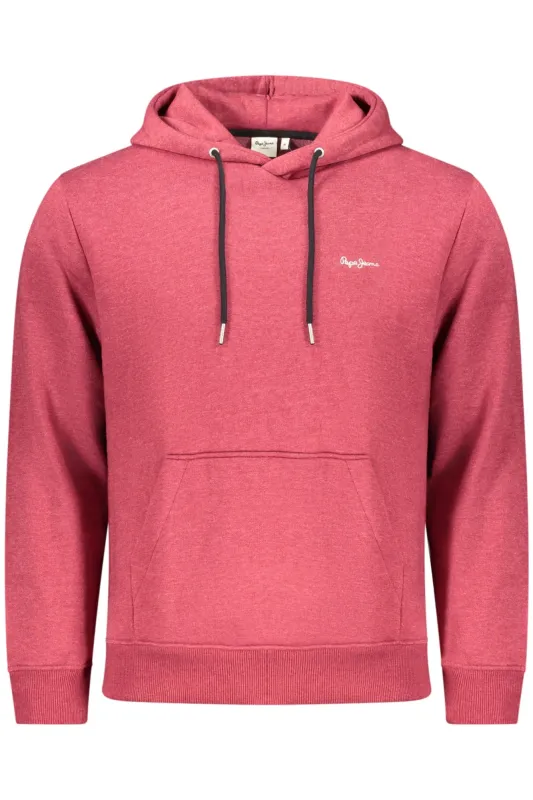 PEPE JEANS MEN S RED ZIP-UP SWEATSHIRT sold by Siebentaschen