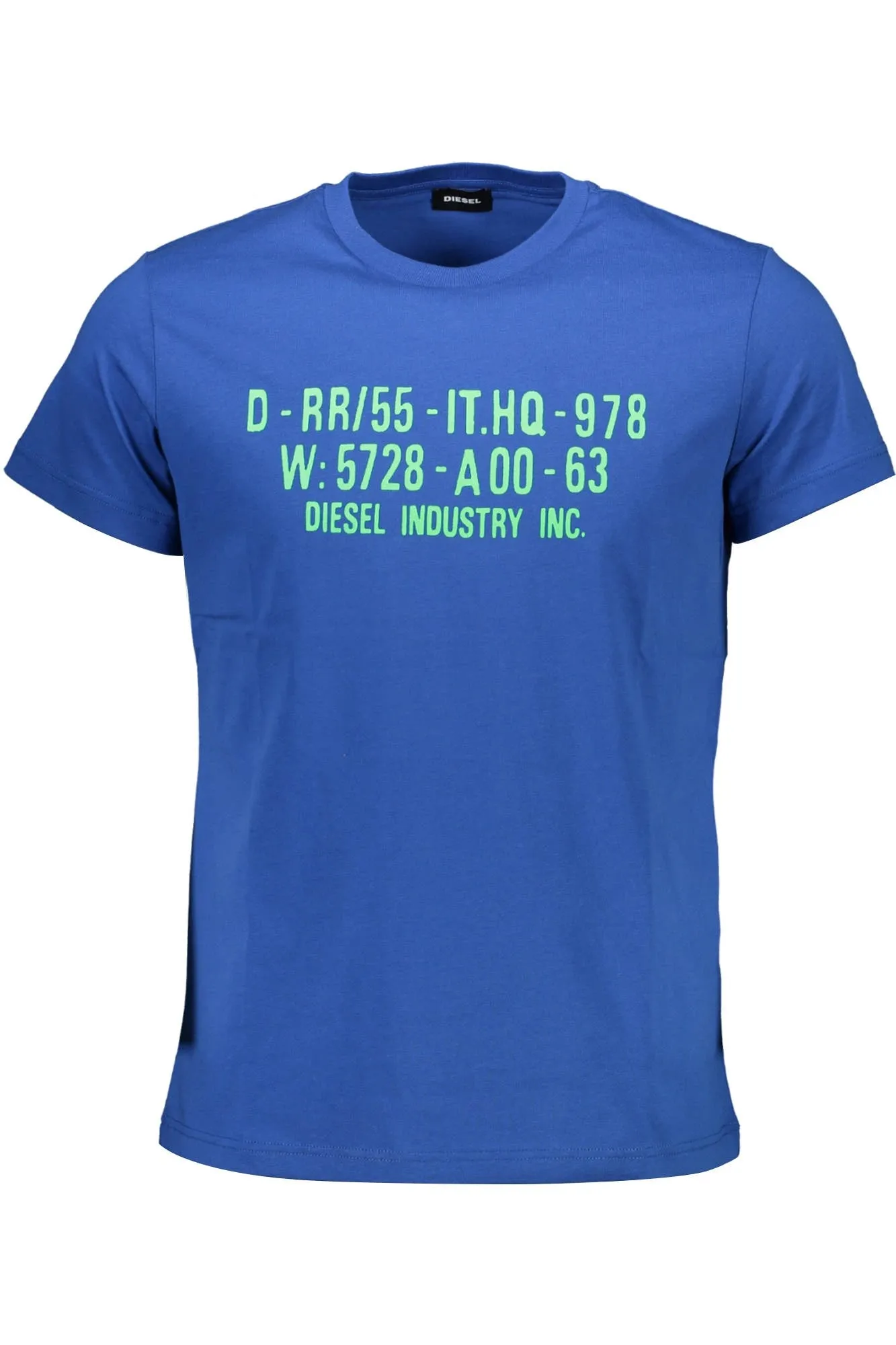 DIESEL MEN S SHORT SLEEVE T-SHIRT BLUE sold by Siebentaschen