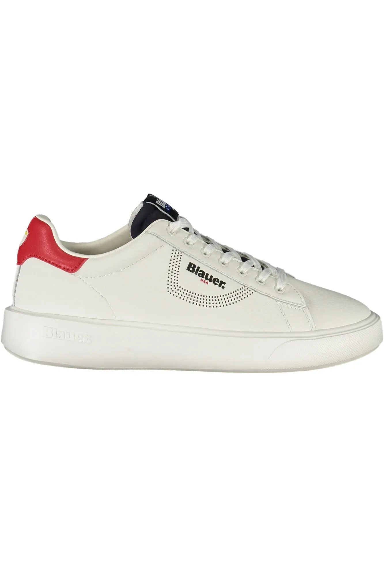 BLAUER SPORTS SHOES MEN WHITE sold by Siebentaschen