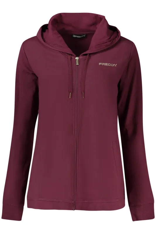 FREDDY WOMEN S PURPLE ZIP-UP SWEATSHIRT sold by Siebentaschen