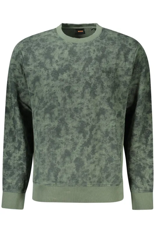 HUGO BOSS SWEATSHIRT WITHOUT ZIP MEN GREEN sold by Siebentaschen