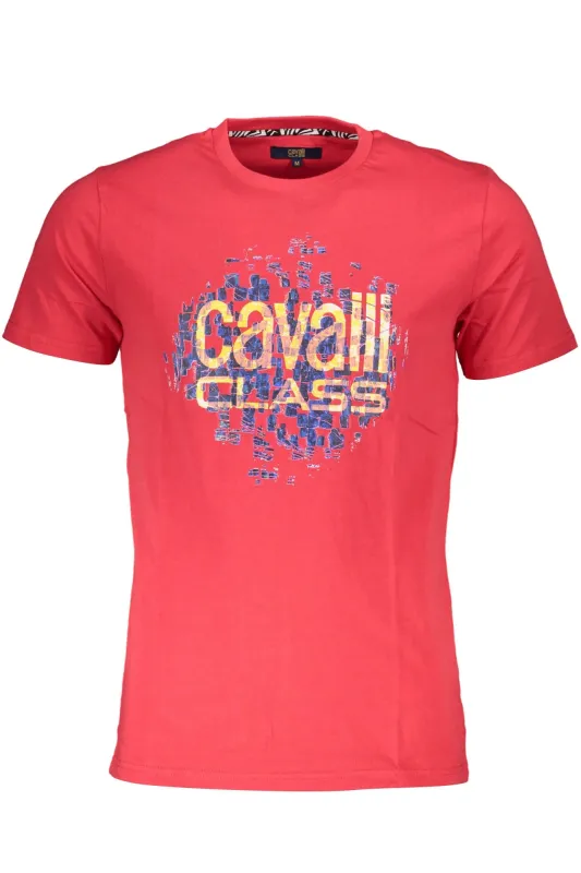 CAVALLI CLASS SHORT SLEEVE T-SHIRT MEN RED sold by Siebentaschen