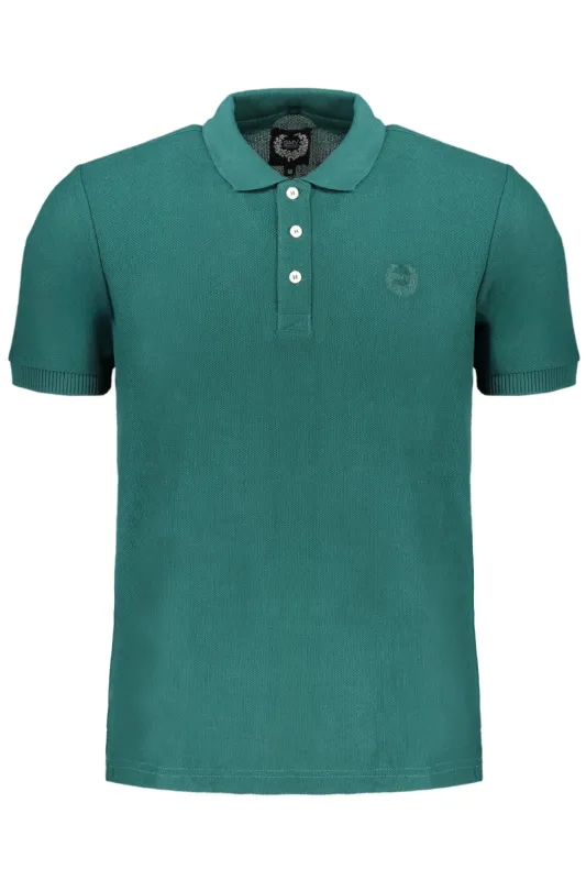 GIAN MARCO VENTURI GREEN MEN S SHORT SLEEVED POLO SHIRT sold by Siebentaschen