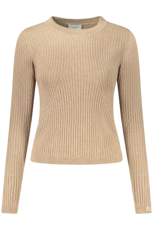 PEPE JEANS WOMEN S BEIGE SWEATER sold by Siebentaschen