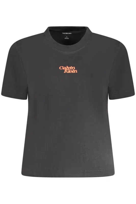 CALVIN KLEIN SHORT SLEEVE T-SHIRT WOMEN BLACK sold by Siebentaschen