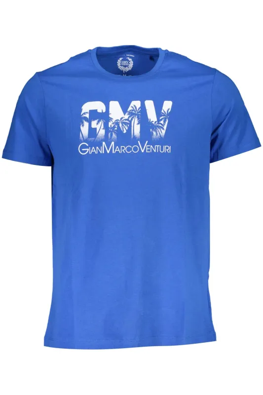 GIAN MARCO VENTURI MEN S SHORT SLEEVE T-SHIRT BLUE sold by Siebentaschen