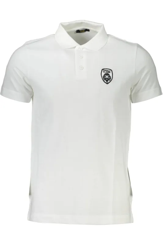 CAVALLI CLASS POLO SHORT SLEEVES MEN WHITE sold by Siebentaschen