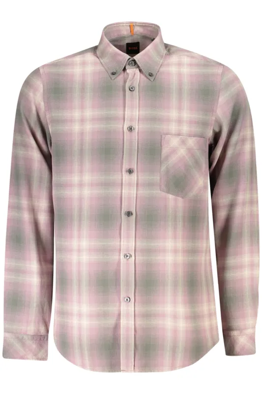 HUGO BOSS LONG SLEEVE SHIRT MEN PINK sold by Siebentaschen