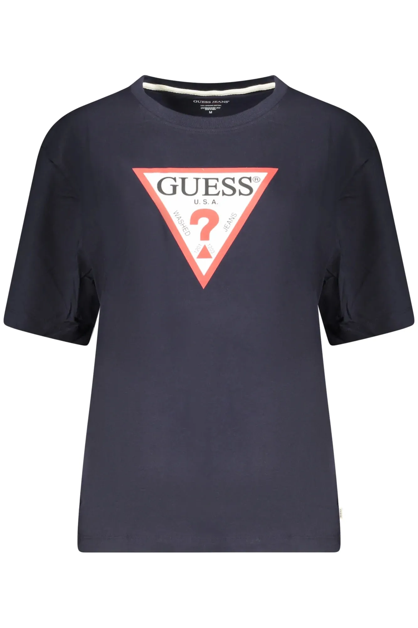GUESS JEANS WOMEN S SHORT SLEEVE T-SHIRT BLUE sold by Siebentaschen