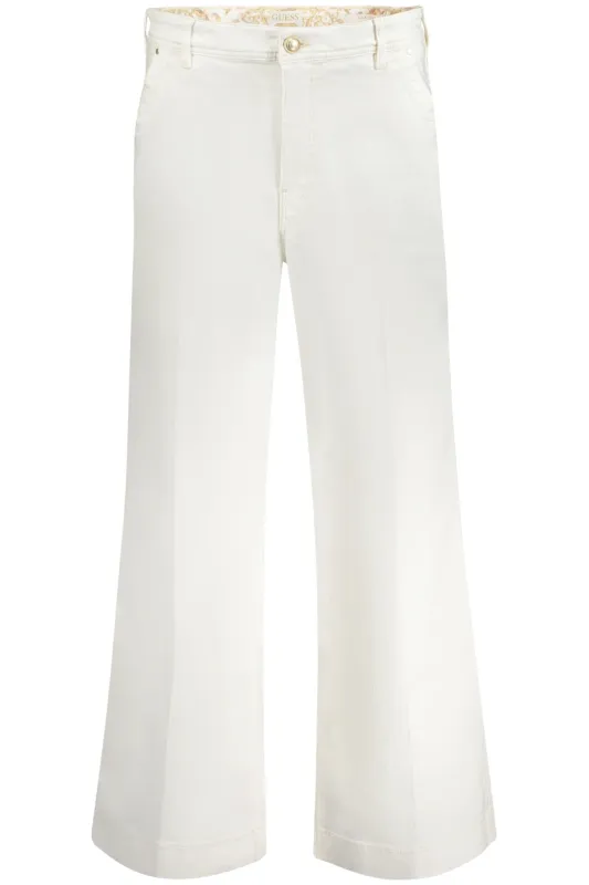 GUESS JEANS WOMEN S WHITE DENIM JEANS sold by Siebentaschen