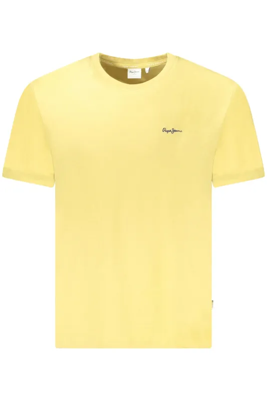 PEPE JEANS MEN S SHORT-SLEEVED T-SHIRT YELLOW sold by Siebentaschen