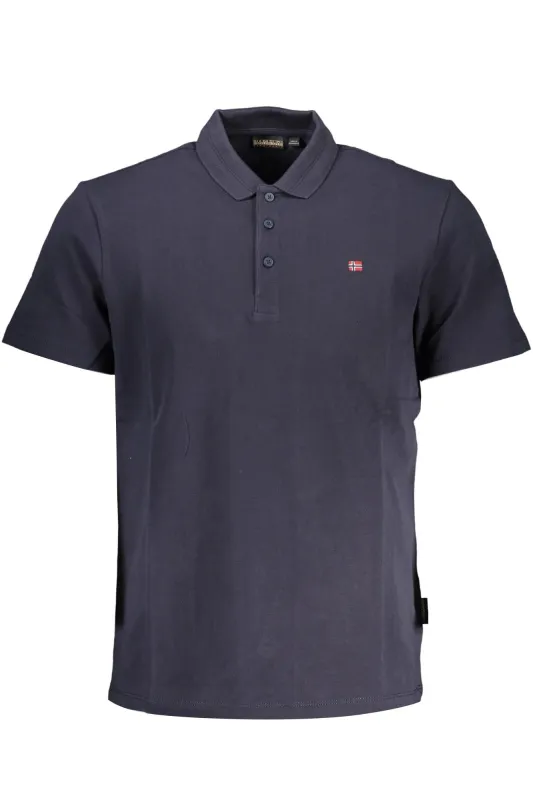NAPAPIJRI POLO SHORT SLEEVES MEN BLUE sold by Siebentaschen