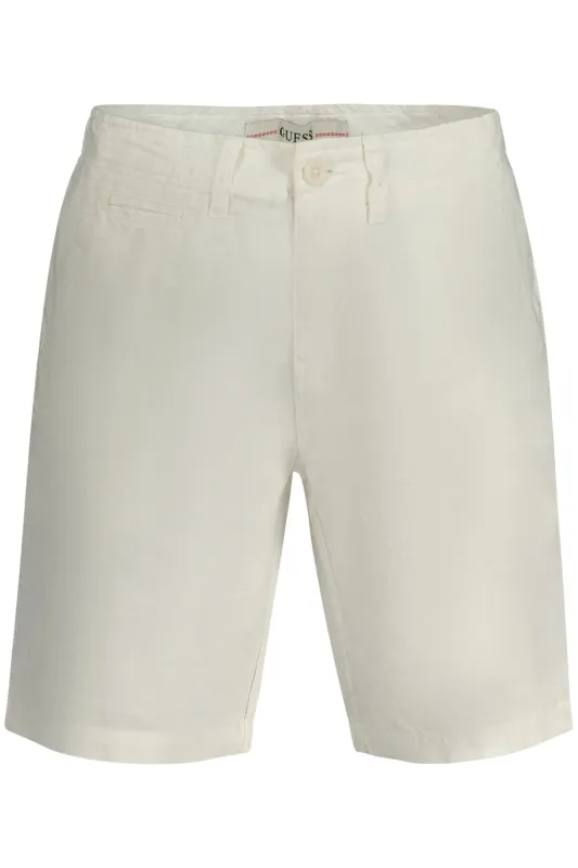 GUESS JEANS MEN S BERMUDA PANTS WHITE sold by Siebentaschen