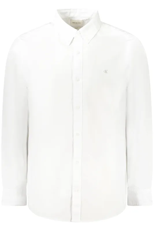 CALVIN KLEIN LONG SLEEVE SHIRT MEN WHITE sold by Siebentaschen