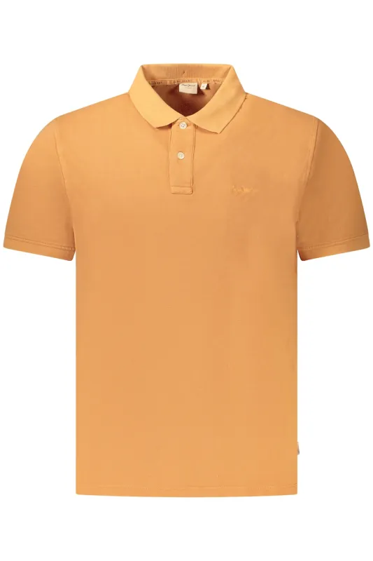 PEPE JEANS POLO SHORT SLEEVES MEN ORANGE sold by Siebentaschen