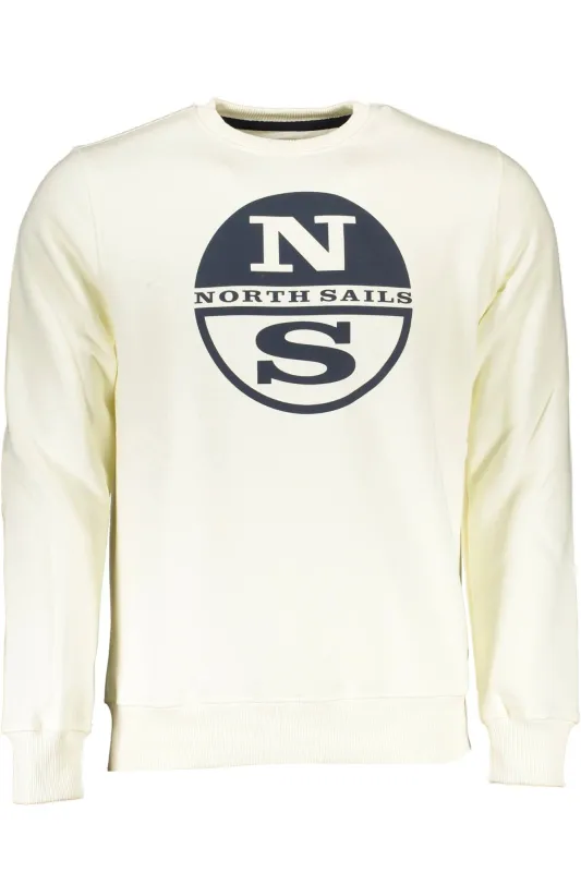 NORTH SAILS WHITE MEN S SWEATSHIRT WITHOUT ZIP sold by Siebentaschen