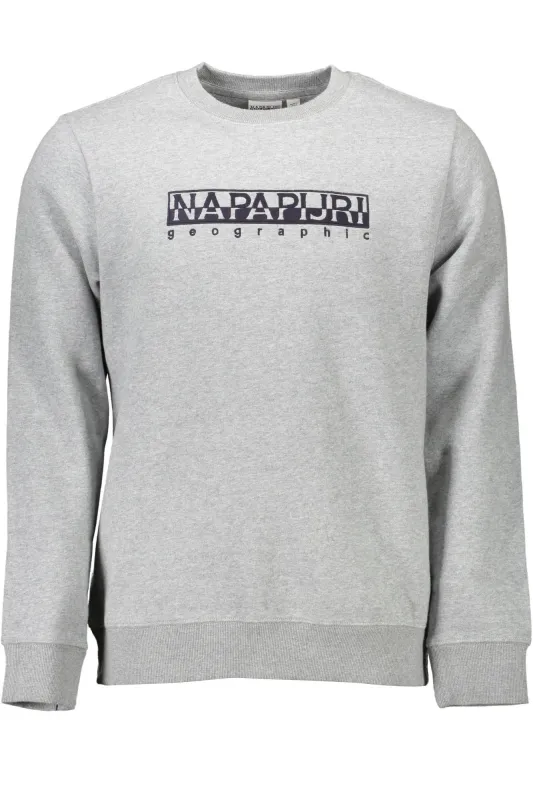 NAPAPIJRI SWEATSHIRT WITHOUT ZIP MAN GRAY made by Napapijri