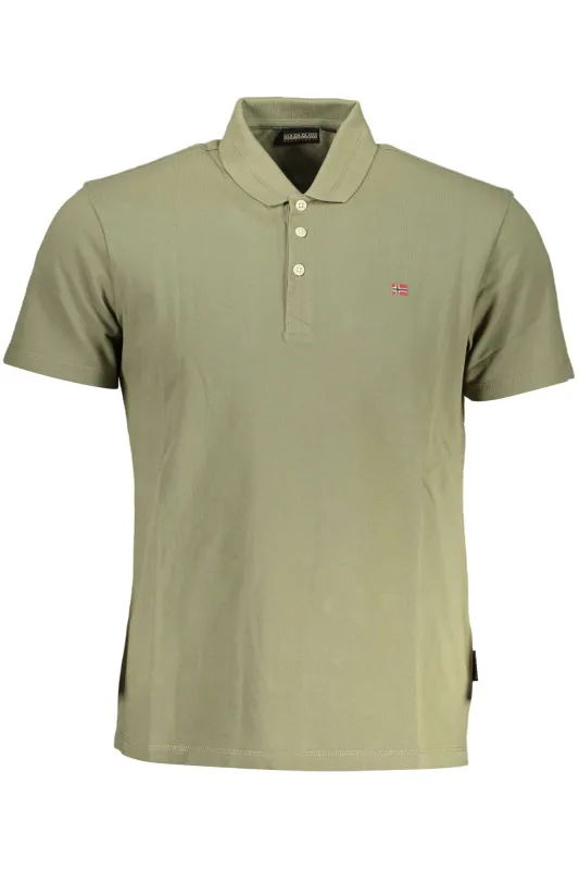 NAPAPIJRI POLO SHORT SLEEVES MEN GREEN sold by Siebentaschen