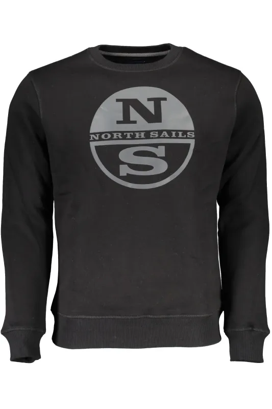 NORTH SAILS BLACK MAN SWEATSHIRT WITHOUT ZIP sold by Siebentaschen