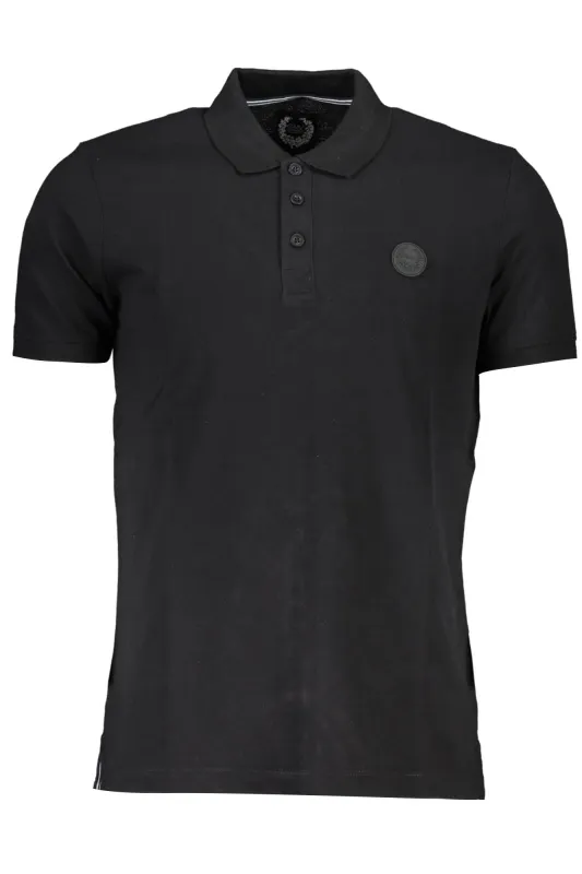 GIAN MARCO VENTURI MEN S SHORT SLEEVE POLO BLACK sold by Siebentaschen